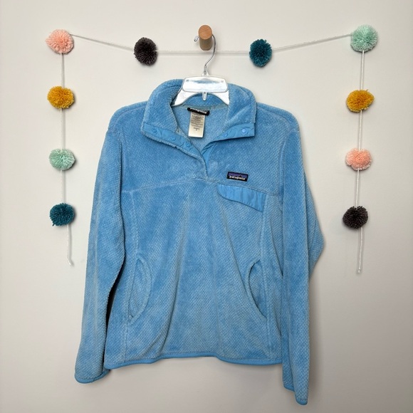 Patagonia Re-Tool Snap-T Light Blue Pullover - Picture 1 of 7